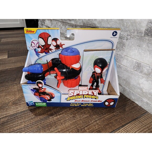 Marvel Spidey and His Amazing Friends Miles Morales Techno-Racer - Picture 1 of 3
